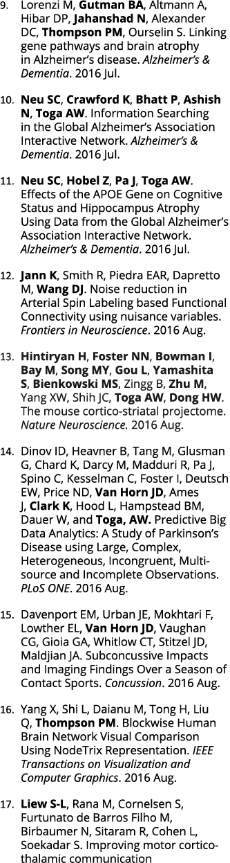 9. Lorenzi M, Gutman BA, Altmann A, Hibar DP, Jahanshad N, Alexander DC, Thompson PM, Ourselin S. Linking gene pathwa...