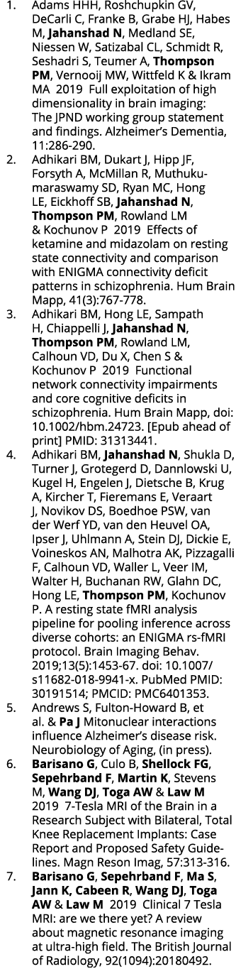 Adams HHH, Roshchupkin GV, DeCarli C, Franke B, Grabe HJ, Habes M, Jahanshad N, Medland SE, Niessen W, Satizabal CL,    