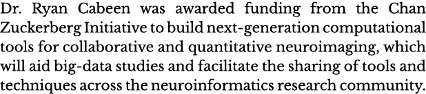 Dr  Ryan Cabeen was awarded funding from the Chan Zuckerberg Initiative to build next-generation computational tools    
