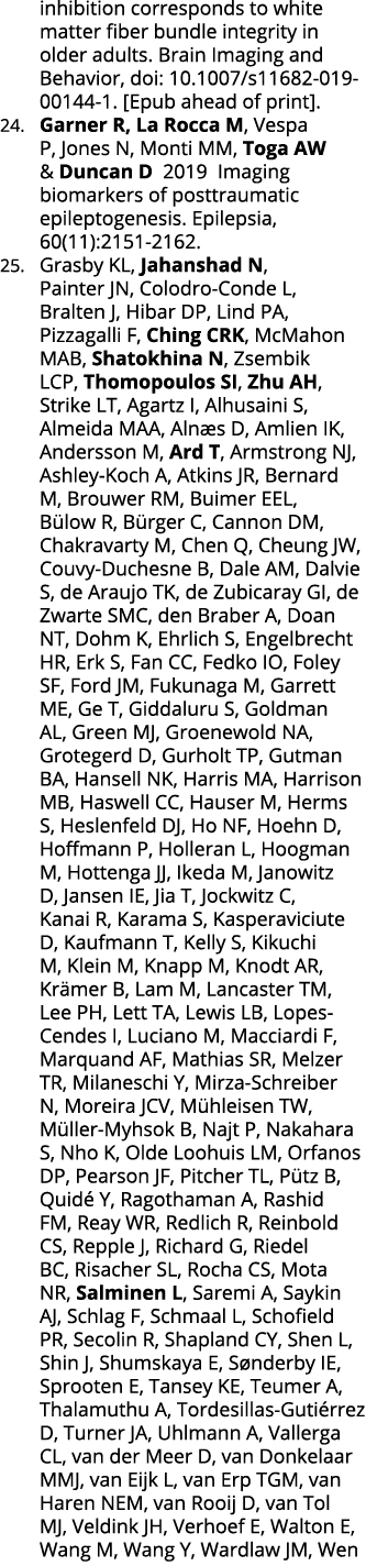 inhibition corresponds to white matter fiber bundle integrity in older adults  Brain Imaging and Behavior, doi: 10 10   