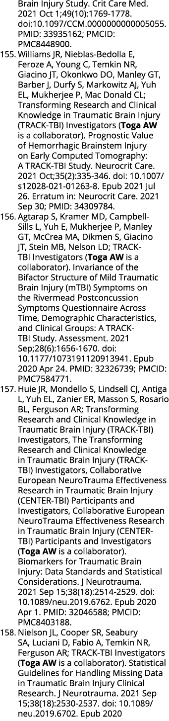 Brain Injury Study  Crit Care Med  2021 Oct 1;49(10):1769-1778  doi:10 1097 CCM 0000000000005055  PMID: 33935162; PMC   