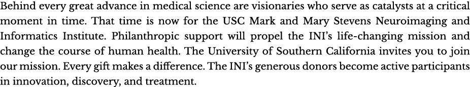Behind every great advance in medical science are visionaries who serve as catalysts at a critical moment in time  Th   