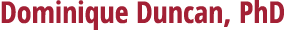 Dominique Duncan, PhD
