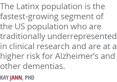The Latinx population is the fastest-growing segment of the US population who are traditionally underrepresented in c   