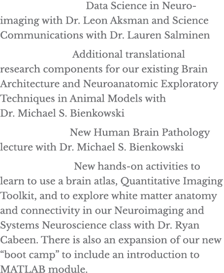 Data Science in Neuro-imaging with Dr  Leon Aksman and Science Communications with Dr  Lauren Salminen Additional tra   