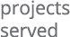 projects served