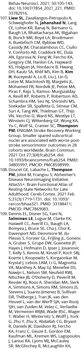 Behav Neurosci  2021; 50:105-143  doi: 10 1007 7854_2021_221  PMID: 33782916  107  Liew SL, Zavaliangos-Petropulu A,    