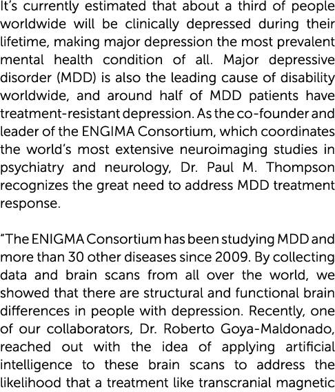 It’s currently estimated that about a third of people worldwide will be clinically depressed during their lifetime, m...