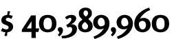$ 40,389,960